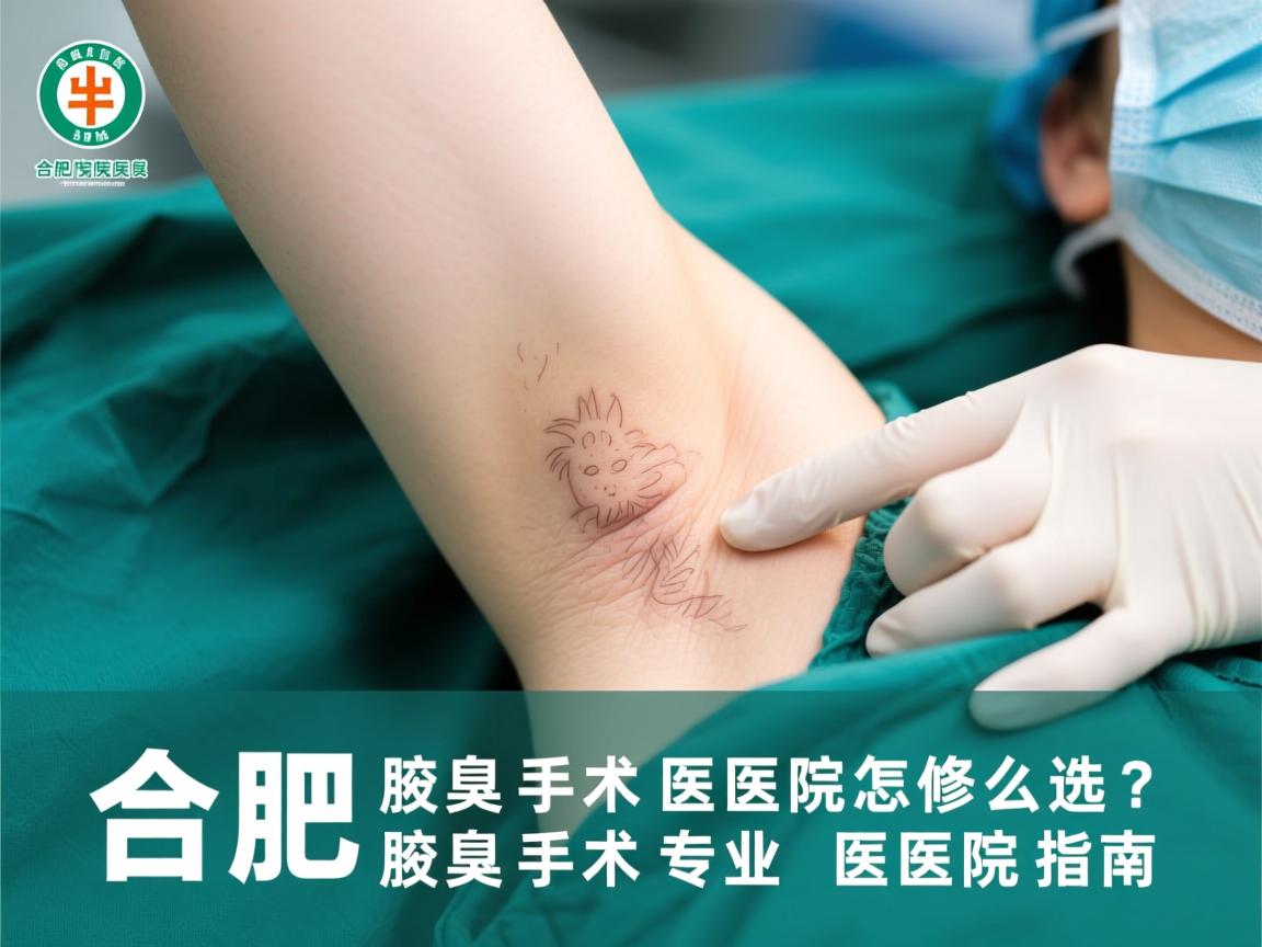 合肥腋臭手术医院怎么选？合肥腋臭手术专业医院指南