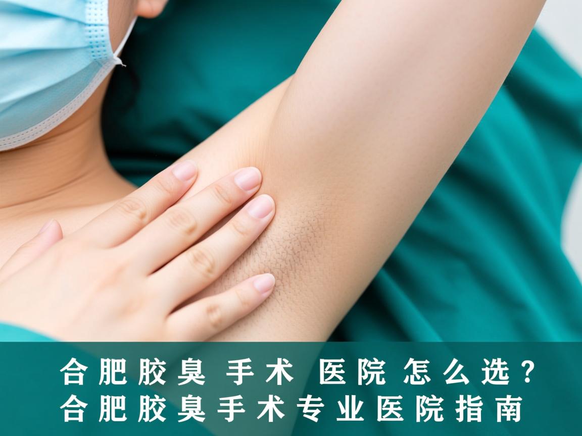 合肥腋臭手术医院怎么选？合肥腋臭手术专业医院指南