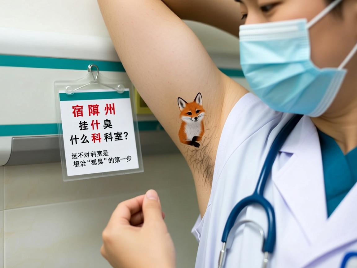 宿州狐臭挂什么科室？选对科室是根治狐臭的第一步