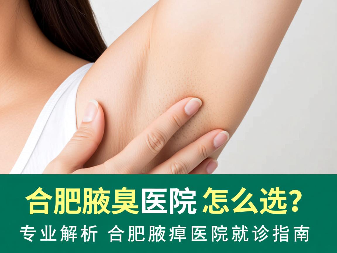合肥腋臭医院怎么选？专业解析合肥腋臭医院就诊指南