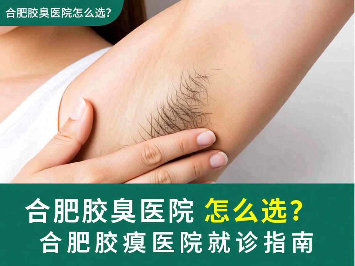 合肥腋臭医院怎么选？专业解析合肥腋臭医院就诊指南