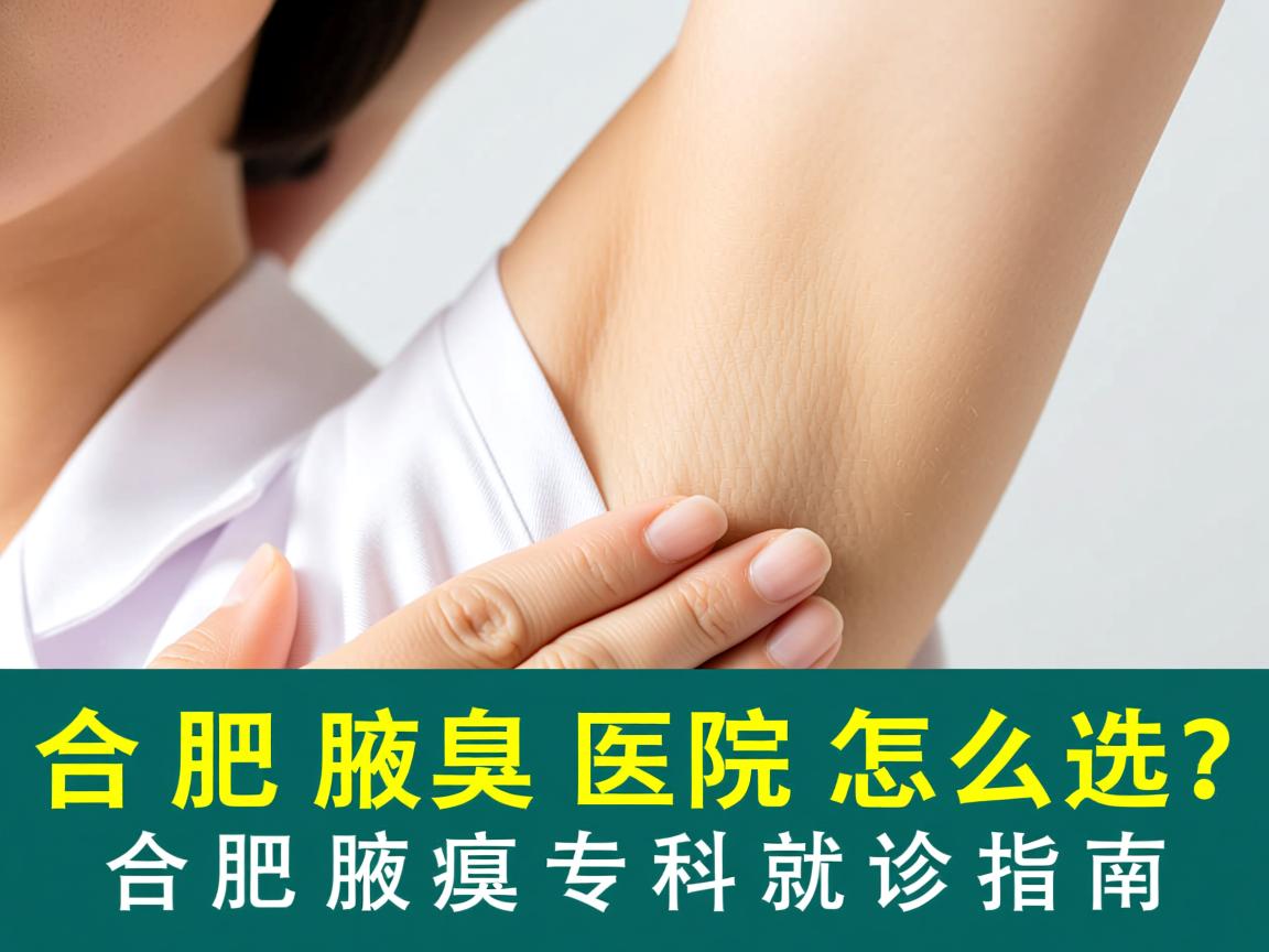 合肥腋臭医院怎么选？合肥腋臭专科就诊指南