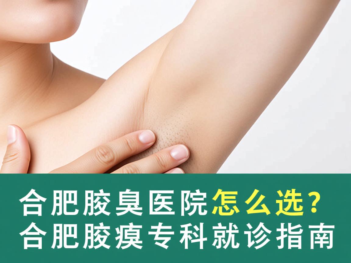 合肥腋臭医院怎么选？合肥腋臭专科就诊指南