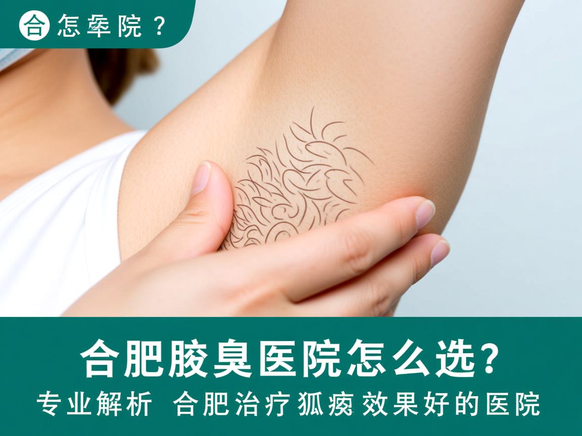 合肥腋臭医院怎么选？专业解析合肥治疗狐臭效果好的医院