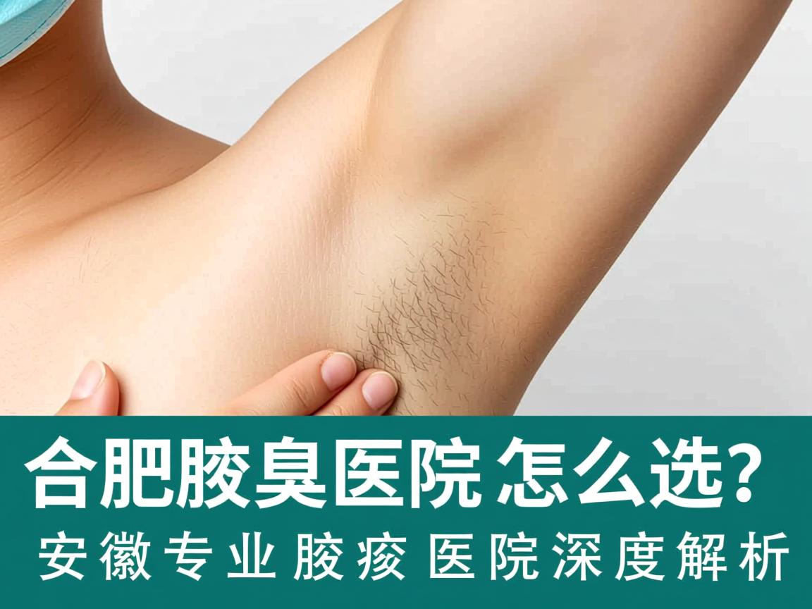 合肥腋臭医院怎么选？安徽专业腋臭医院深度解析