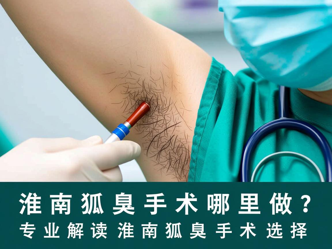 淮南狐臭手术哪里做？专业解读淮南狐臭手术选择