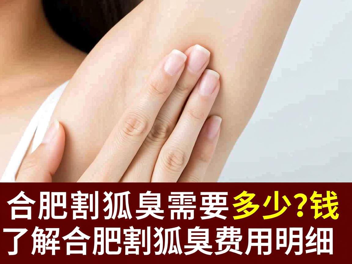 合肥割狐臭需要多少钱？了解合肥割狐臭费用明细