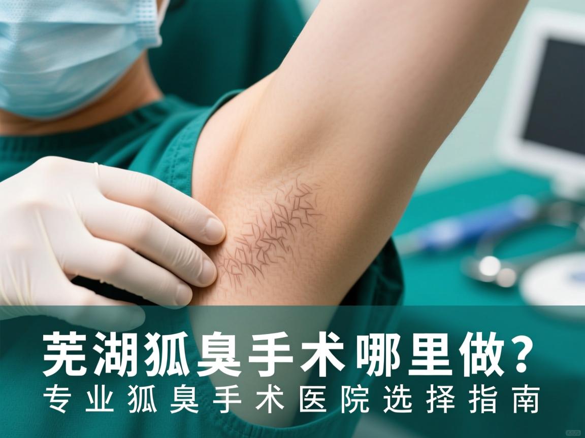 芜湖狐臭手术哪里做?专业狐臭手术医院选择指南 芜湖狐臭手术哪里做?专业狐臭手术医院选择指南