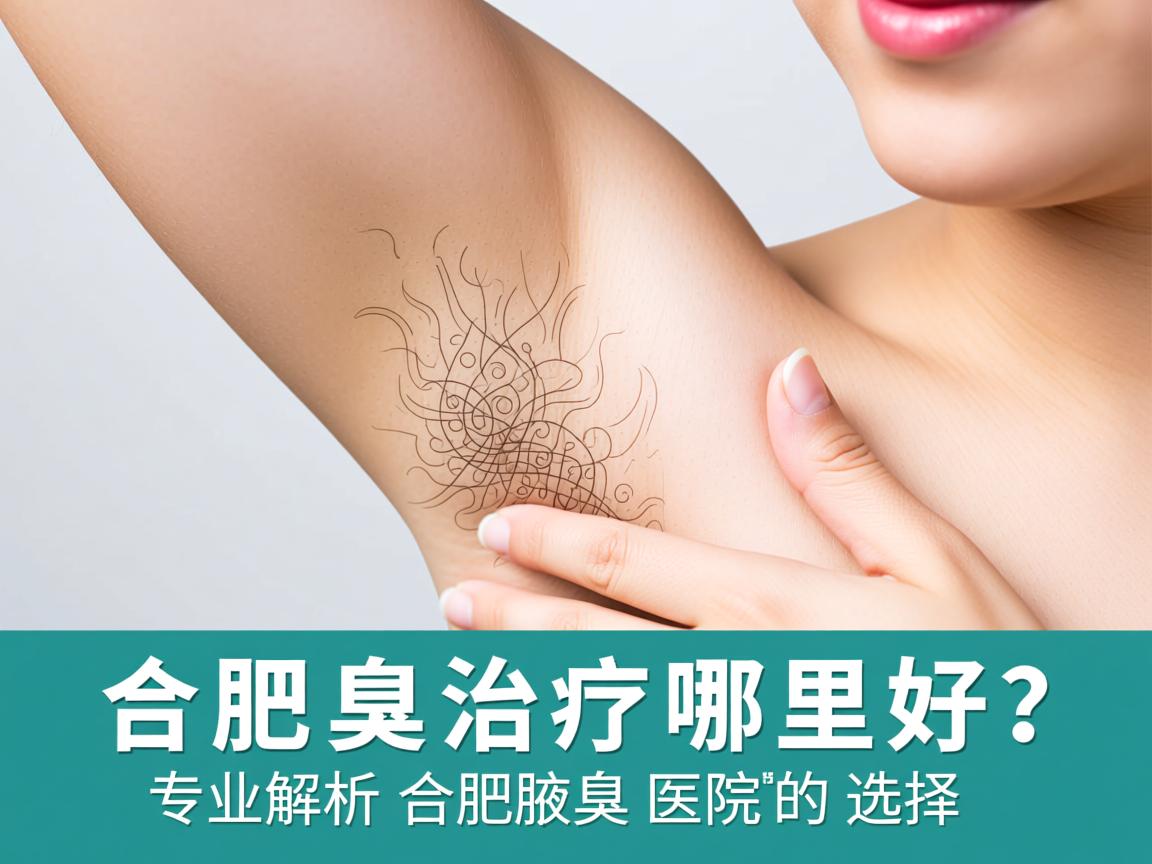合肥腋臭治疗哪里好？专业解析合肥腋臭医院的选择