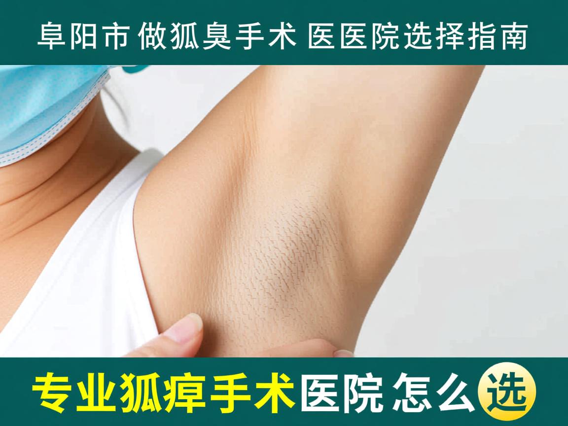 阜阳市做狐臭手术医院选择指南，专业狐臭手术医院怎么选