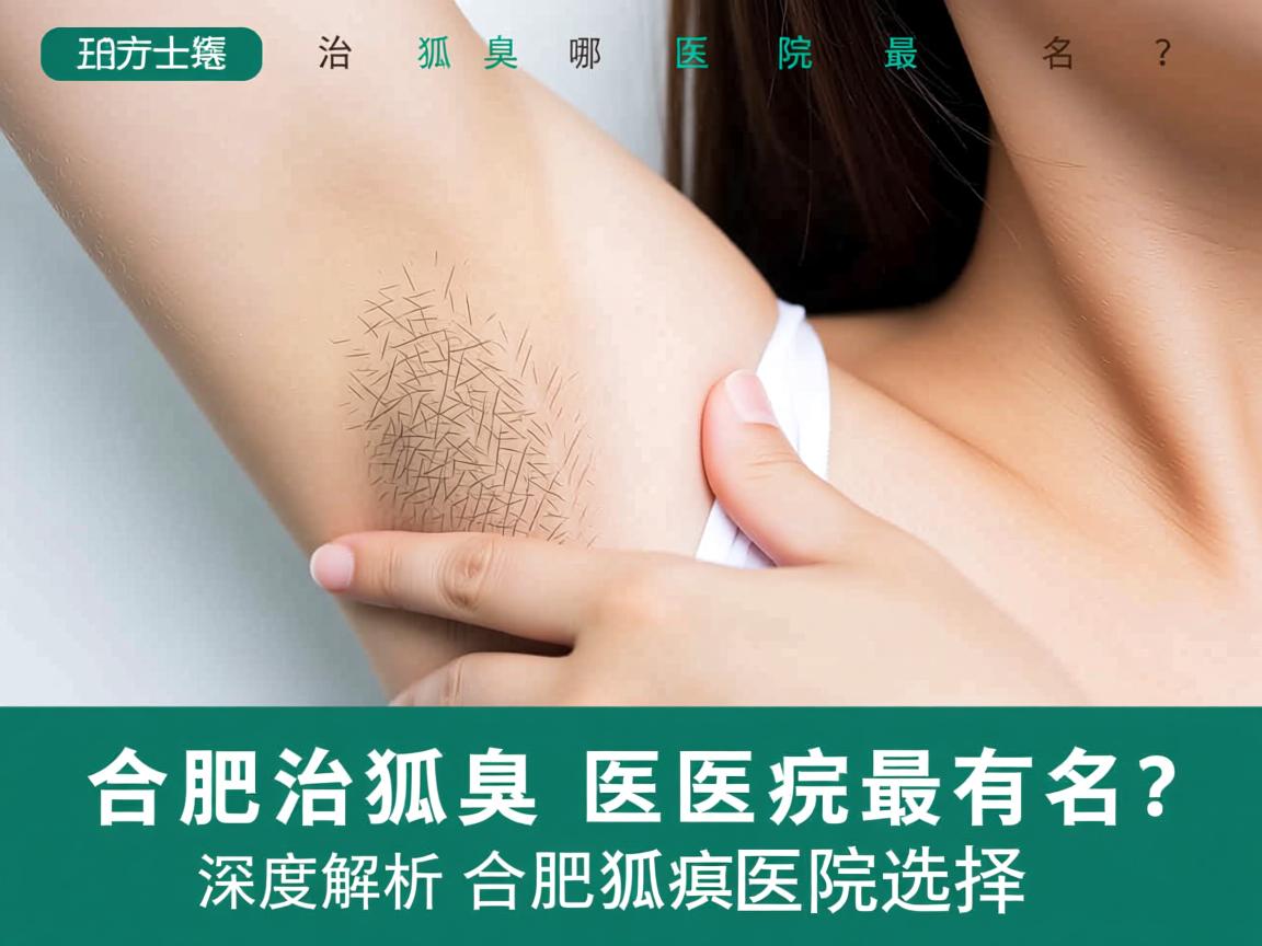 合肥治狐臭哪家医院最有名？深度解析合肥狐臭医院选择