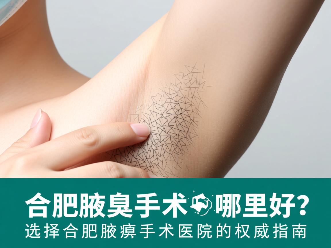 合肥腋臭手术哪里好？选择合肥腋臭手术医院的权威指南