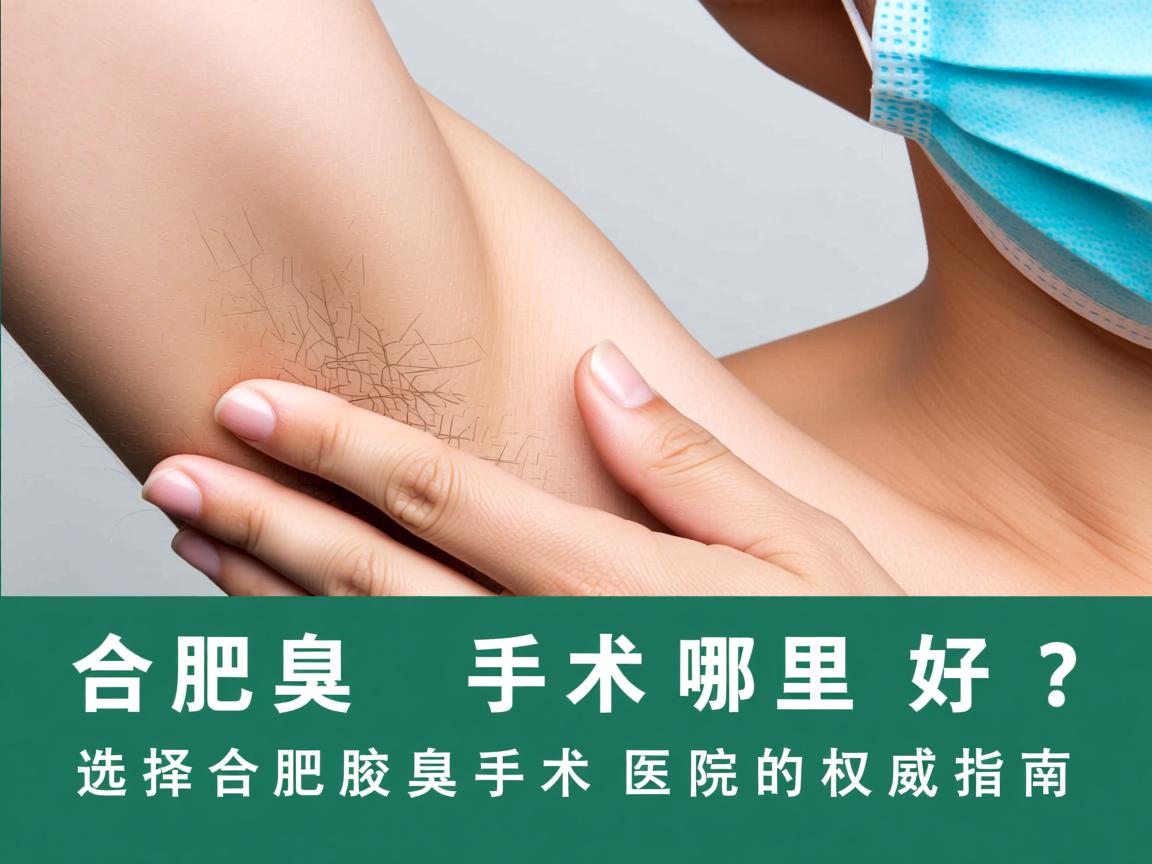 合肥腋臭手术哪里好？选择合肥腋臭手术医院的权威指南