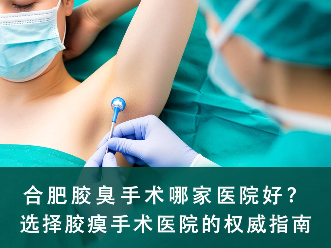 合肥腋臭手术哪家医院好？选择腋臭手术医院的权威指南