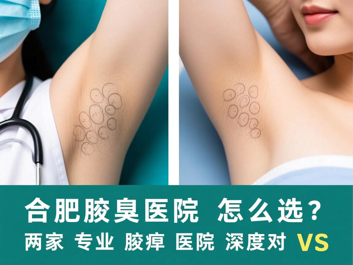 合肥腋臭医院怎么选？两家专业腋臭医院深度对比