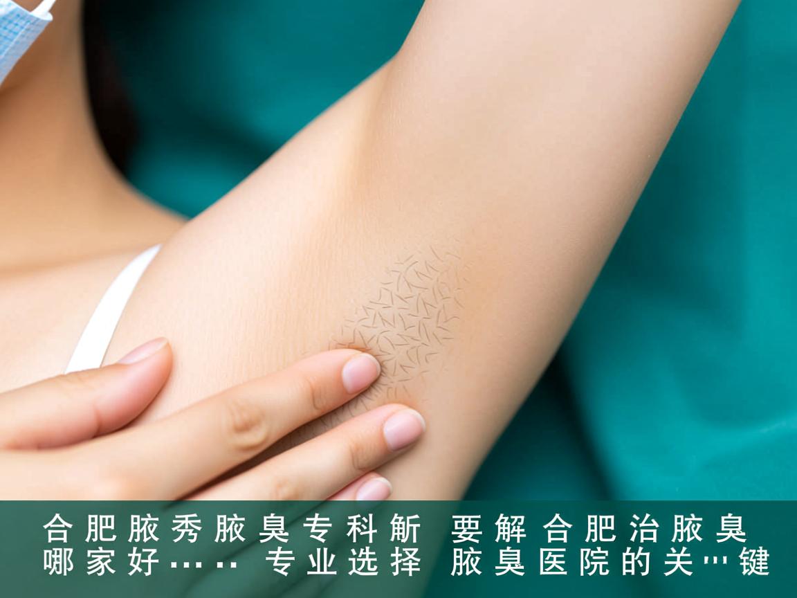 合肥腋秀腋臭专科解析，合肥治腋臭哪家好，专业选择腋臭医院的关键