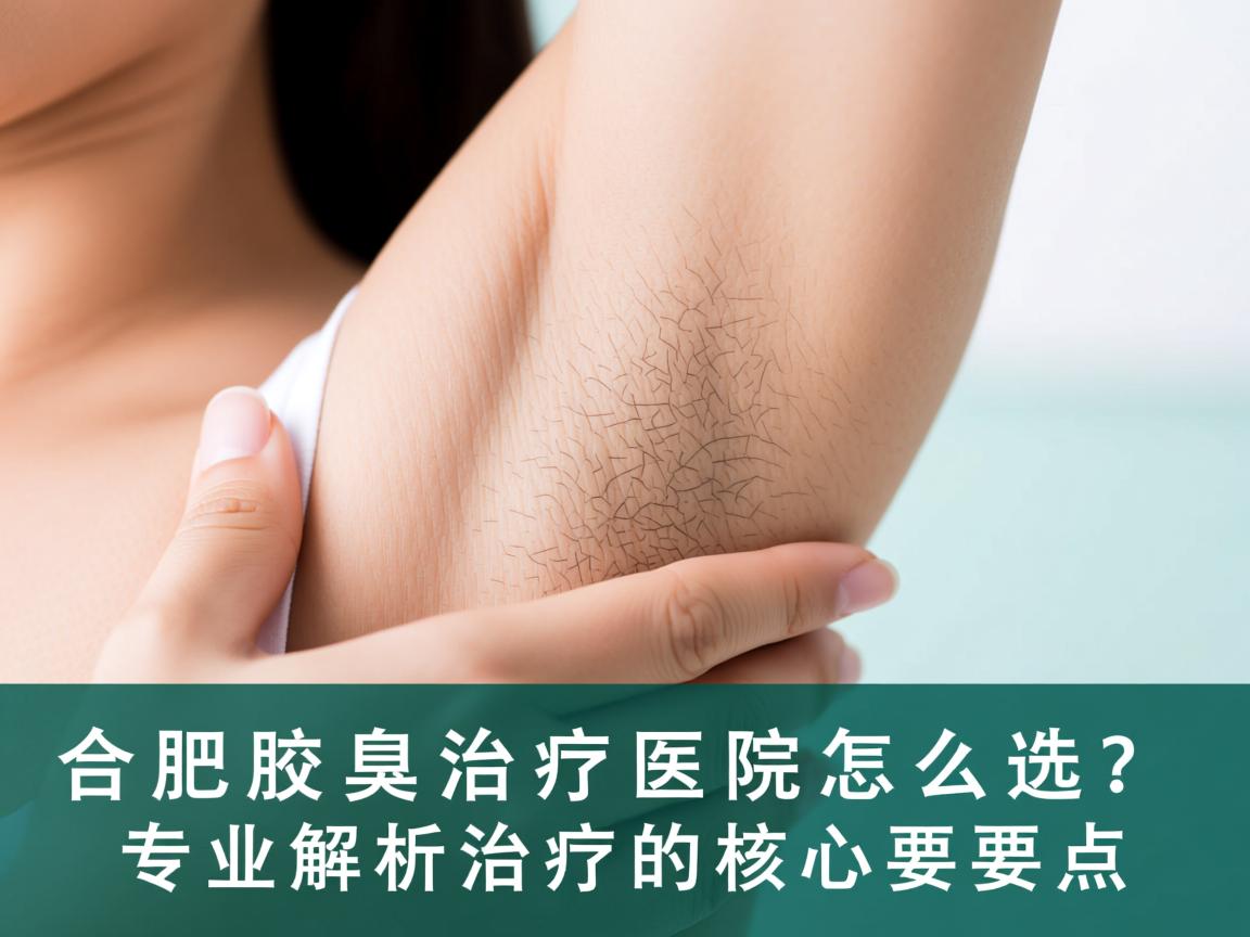 合肥腋臭治疗医院怎么选？专业解析腋臭治疗的核心要点