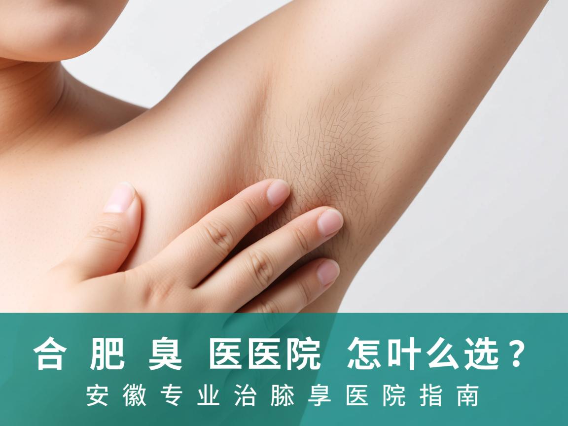 合肥腋臭医院怎么选？安徽专业治腋臭医院指南