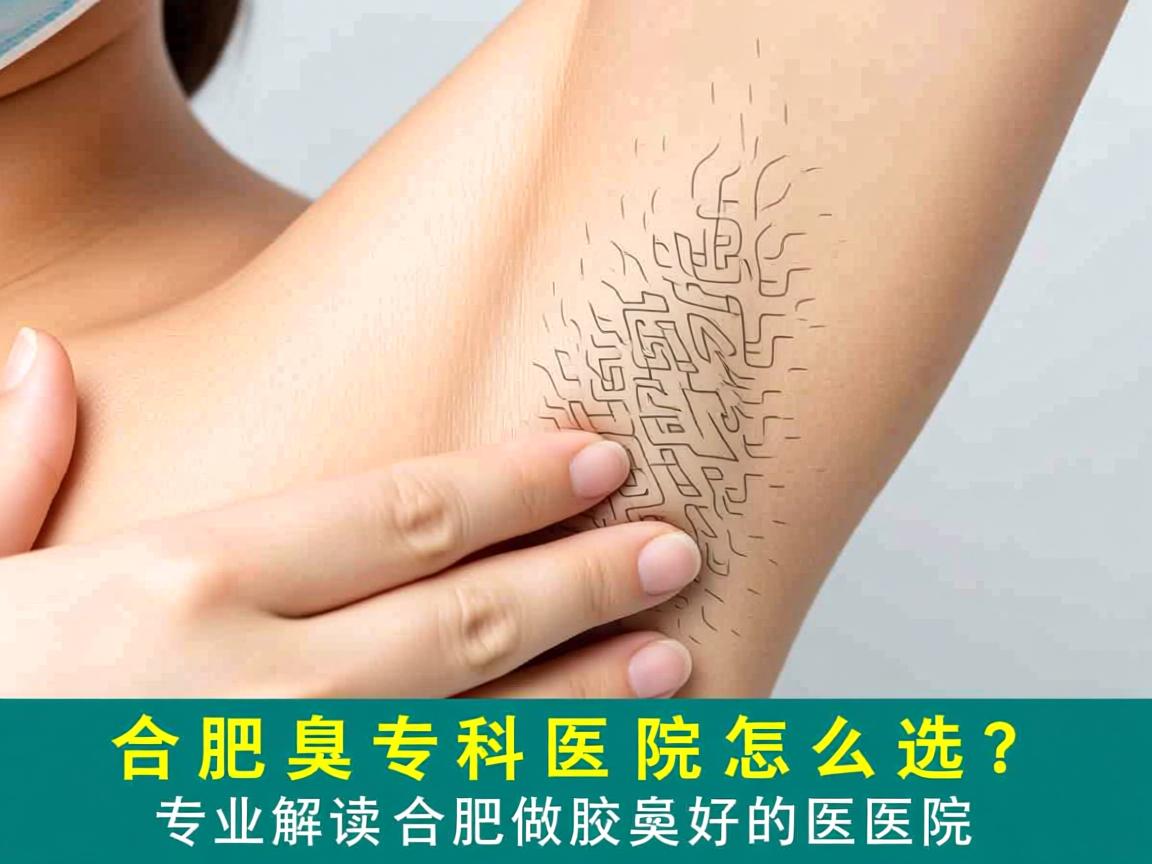 合肥腋臭专科医院怎么选？专业解读合肥做腋臭好的医院