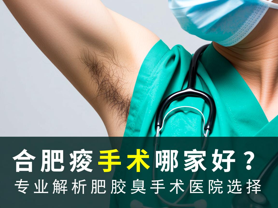 合肥腋臭手术哪家好？专业解析合肥腋臭手术医院选择