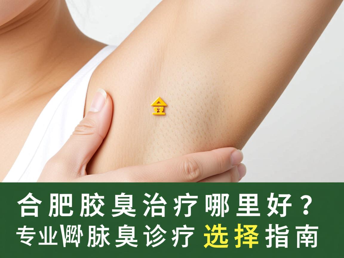 合肥腋臭治疗哪里好？合肥专业腋臭诊疗选择指南