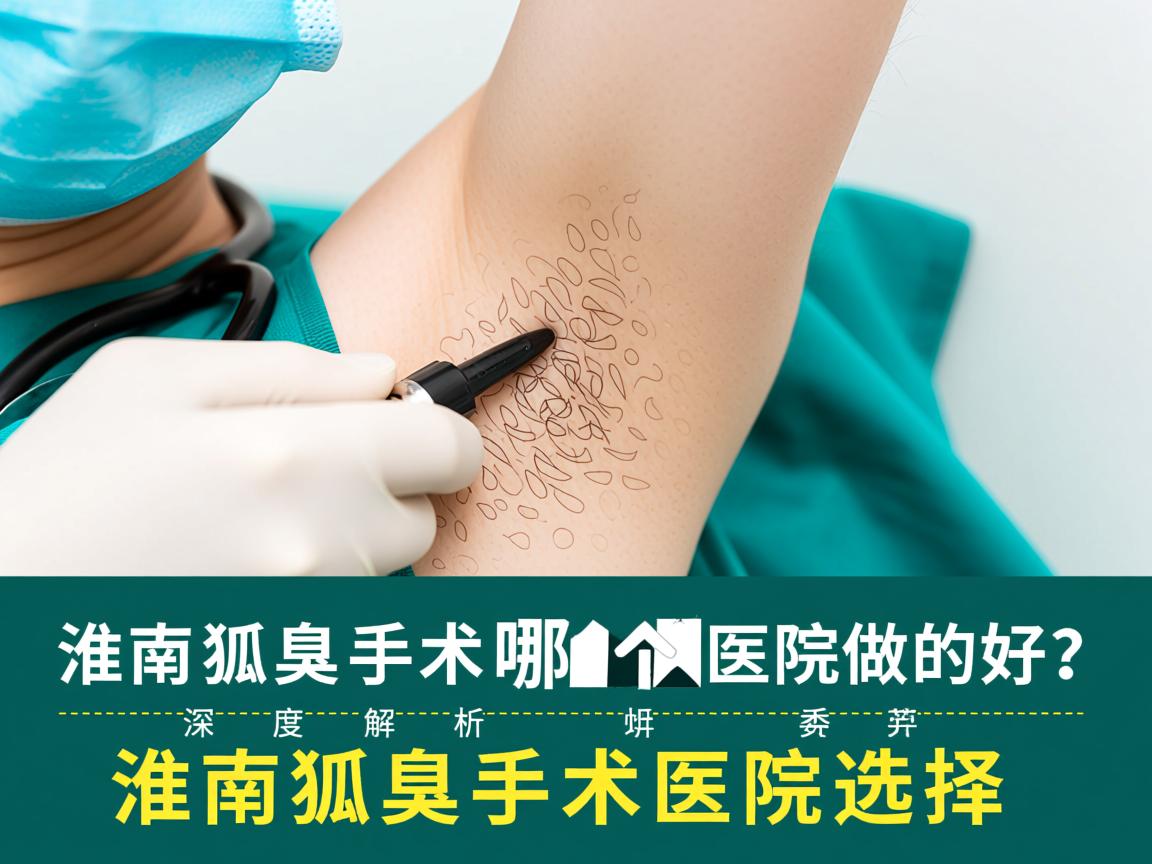 淮南狐臭手术哪个医院做的好？深度解析淮南狐臭手术医院选择