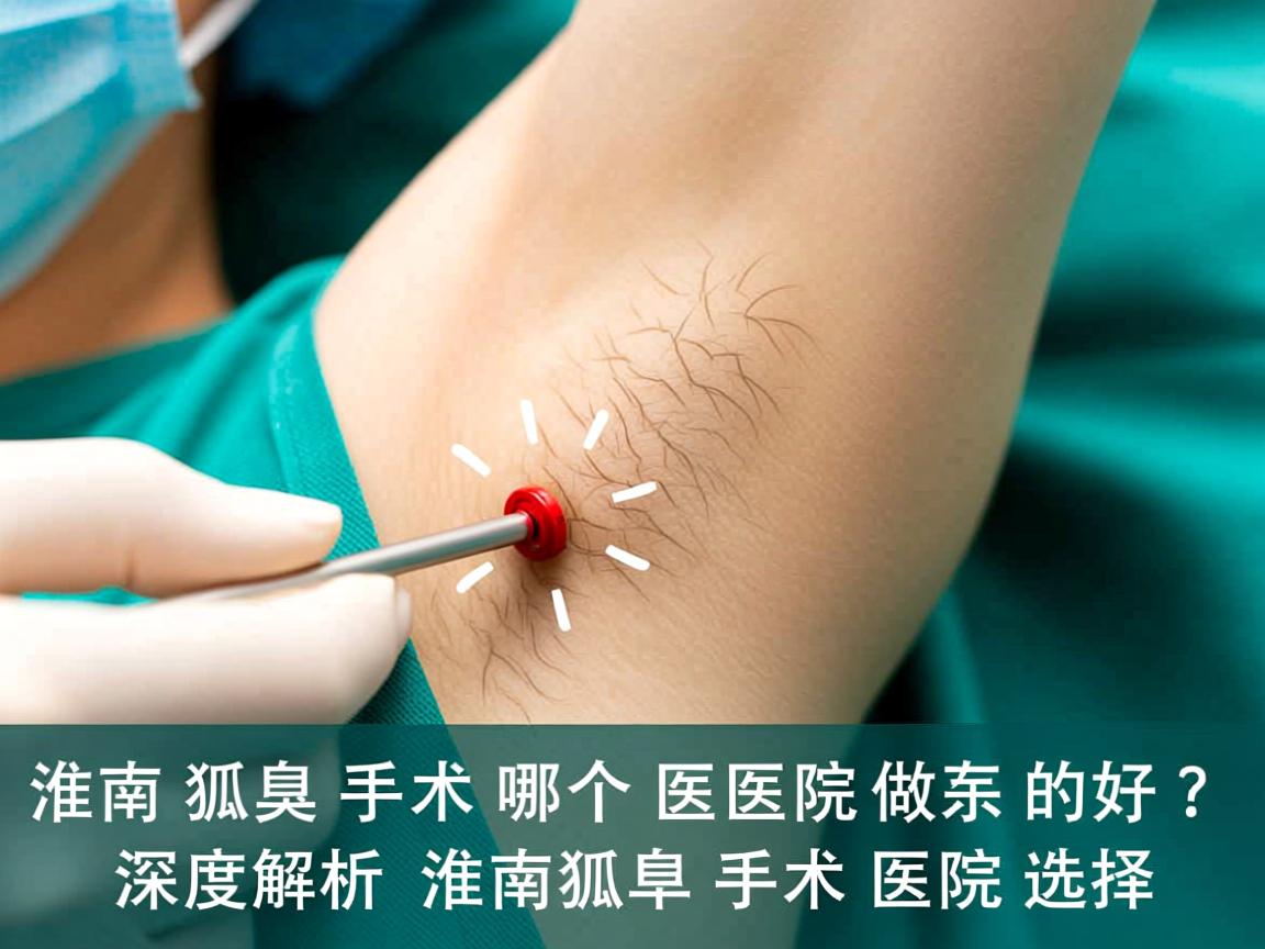 淮南狐臭手术哪个医院做的好？深度解析淮南狐臭手术医院选择