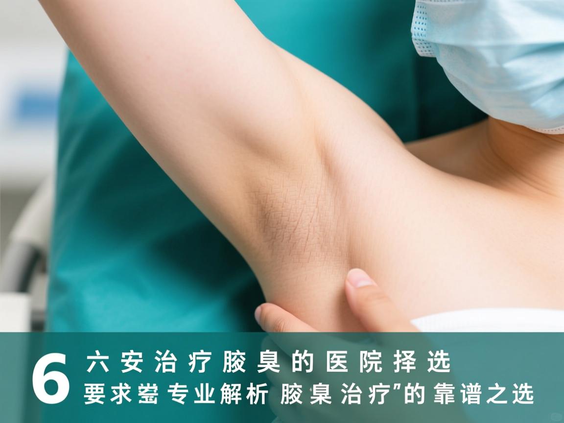 六安治疗腋臭的医院选择，专业解析腋臭治疗的靠谱之选