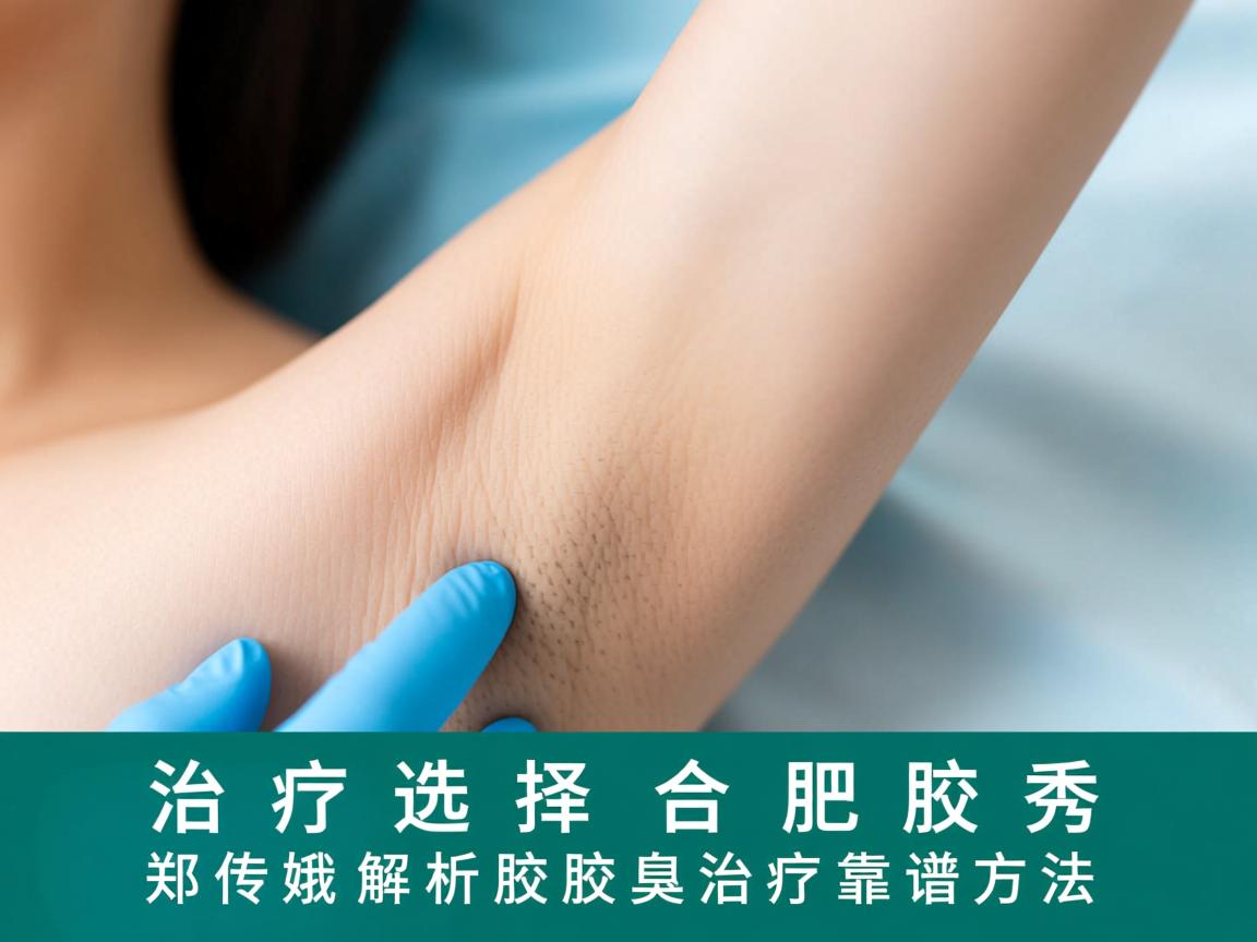 腋臭治疗选择，合肥腋秀郑传娥解析腋臭治疗的靠谱方法