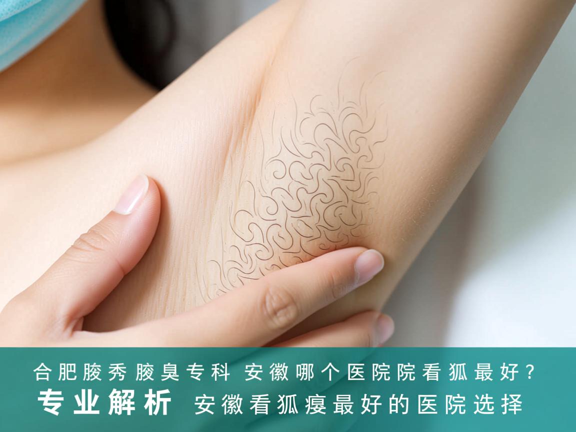 合肥腋秀腋臭专科，安徽哪个医院看狐臭最好？专业解析安徽看狐臭最好的医院选择