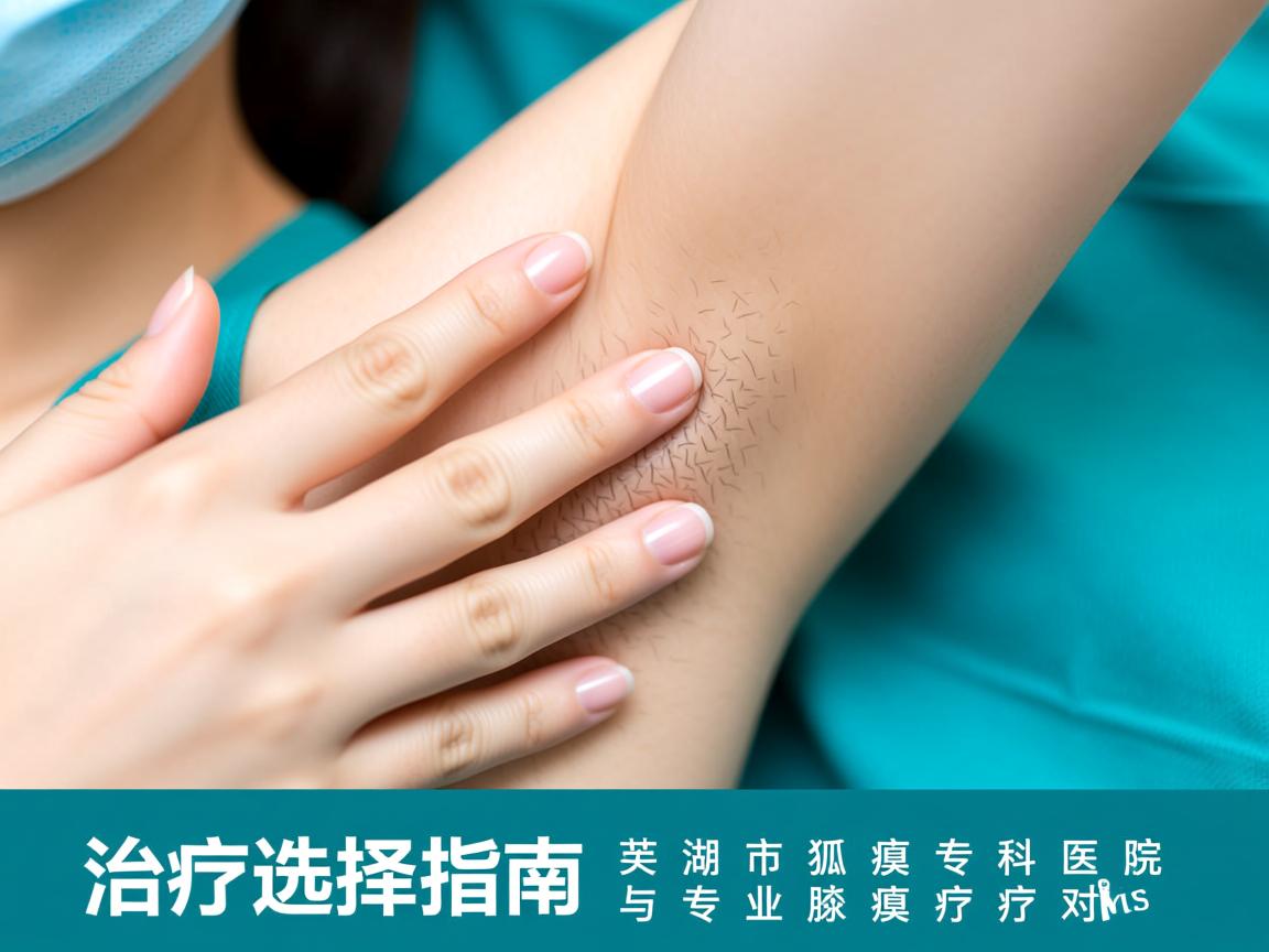 腋臭治疗选择指南，芜湖市狐臭专科医院与专业腋臭医疗对比