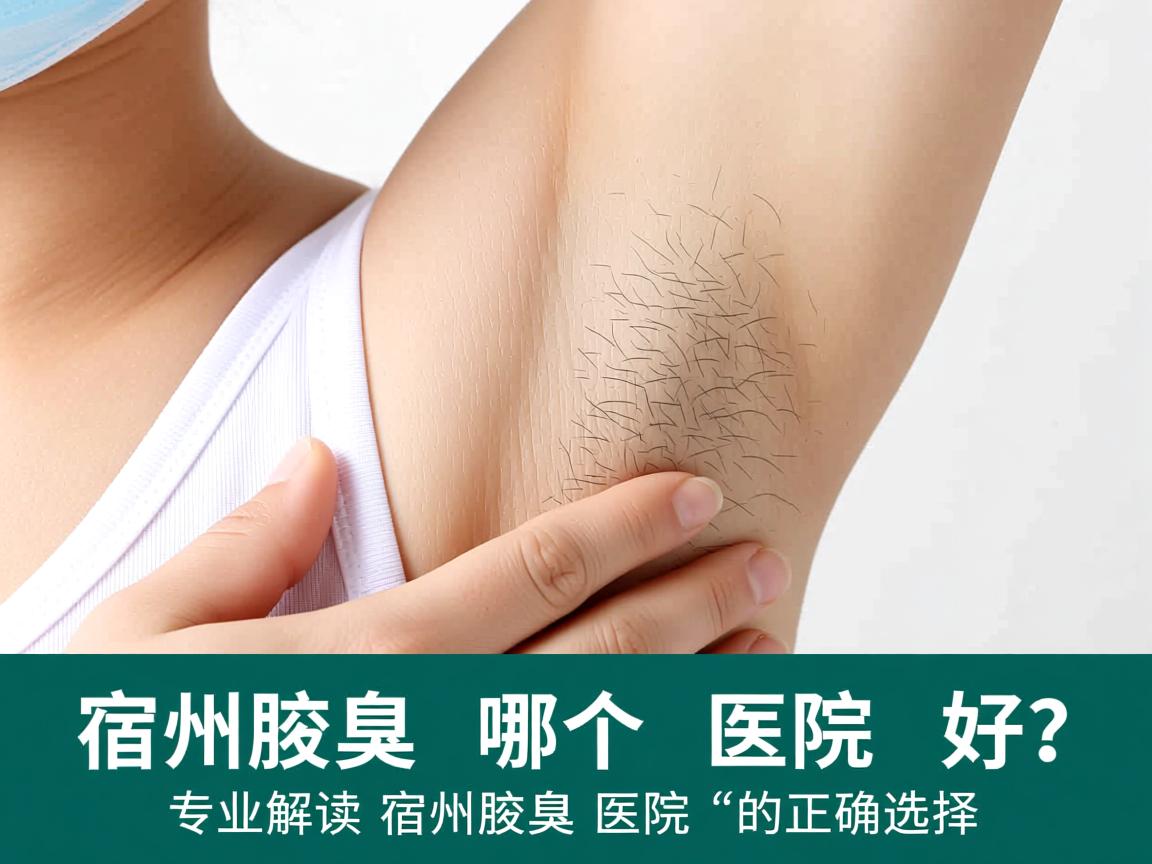 宿州腋臭哪个医院好？专业解读宿州腋臭医院的正确选择