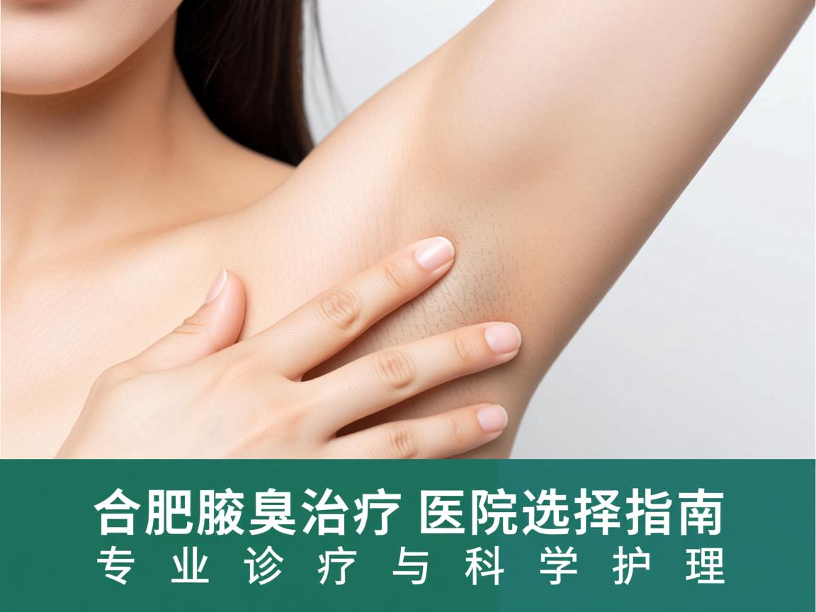 合肥腋臭治疗医院选择指南，专业诊疗与科学护理