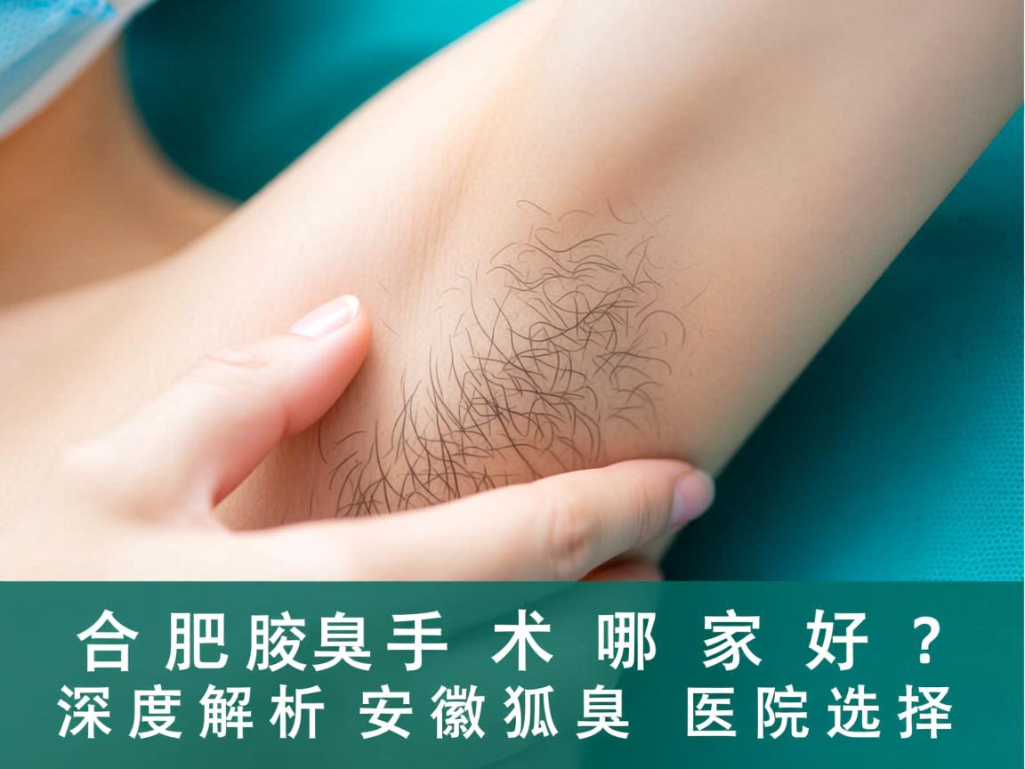 合肥腋臭手术哪家好？深度解析安徽狐臭医院选择