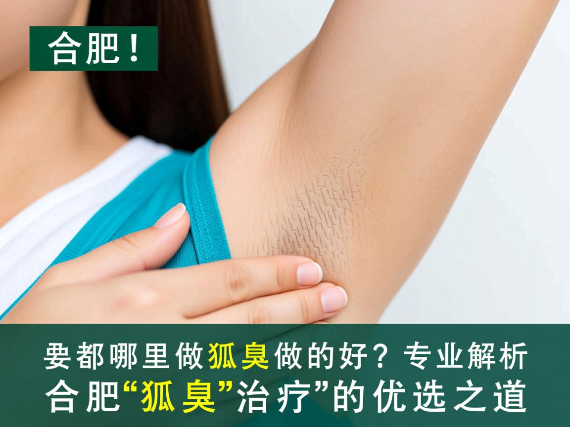 合肥哪里做狐臭做的好？专业解析合肥狐臭治疗的优选之道