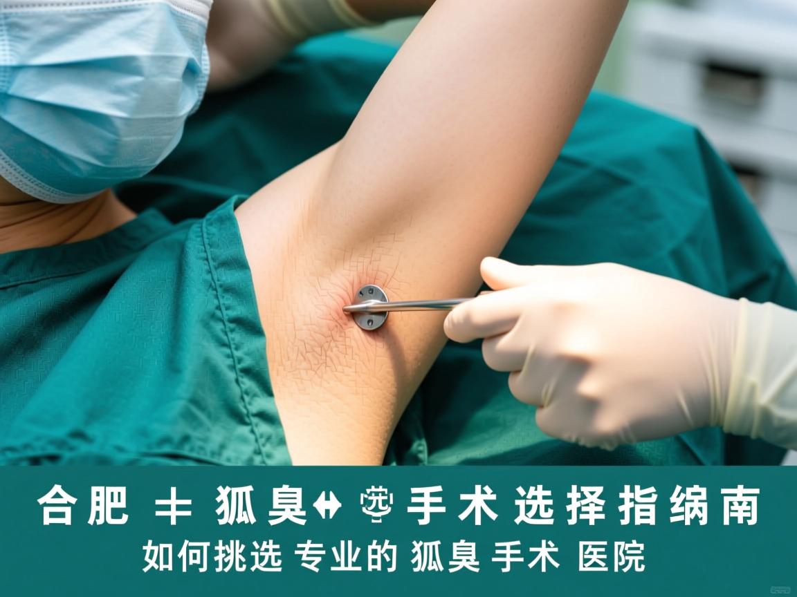 合肥狐臭手术选择指南，如何挑选专业的狐臭手术医院