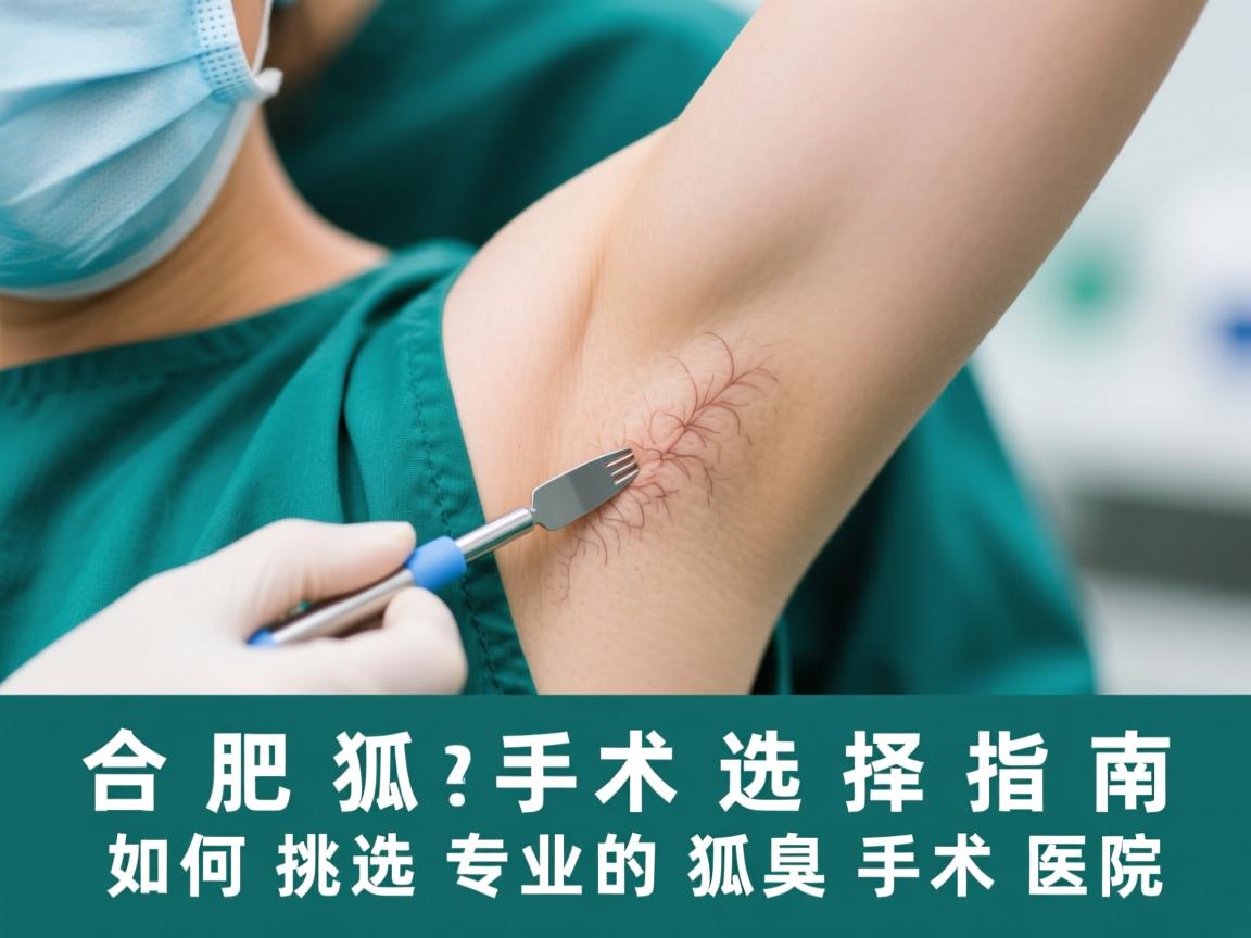 合肥狐臭手术选择指南，如何挑选专业的狐臭手术医院
