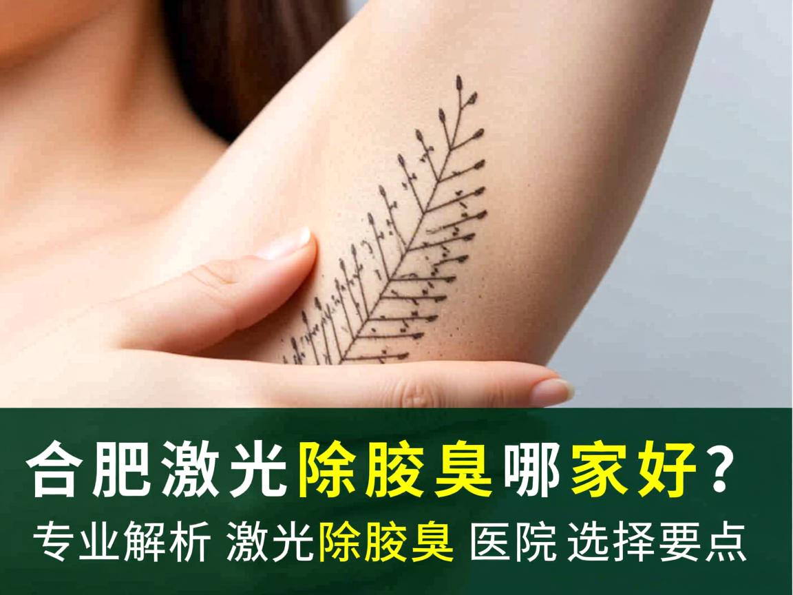 合肥激光除腋臭哪家好？专业解析激光除腋臭医院选择要点