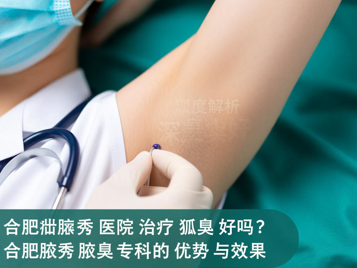 合肥腋秀医院治疗狐臭好吗？深度解析合肥腋秀腋臭专科的优势与效果