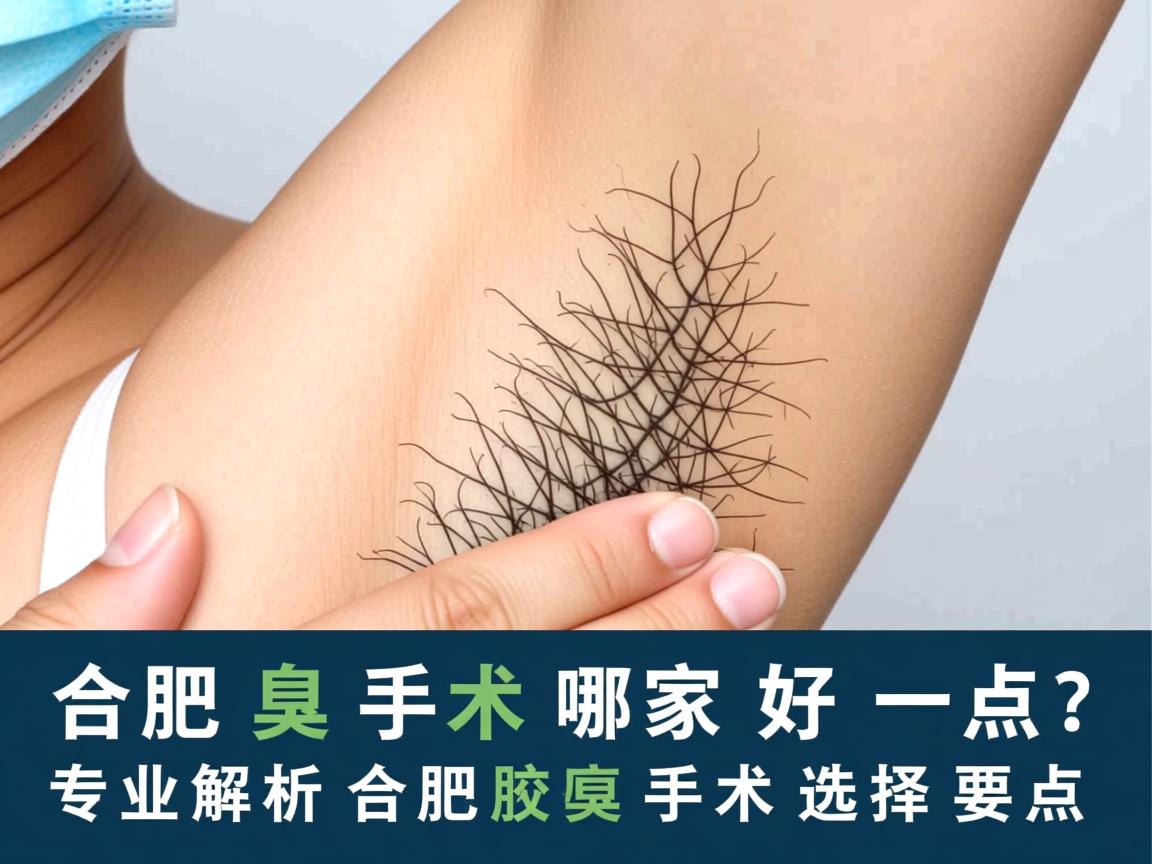 合肥腋臭手术哪家好一点？专业解析合肥腋臭手术选择要点