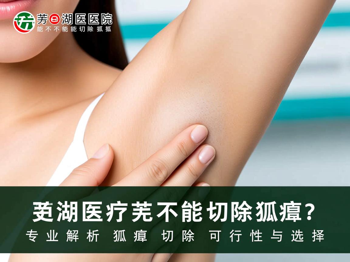 芜湖医院能不能切除狐臭？专业解析狐臭切除的可行性与选择
