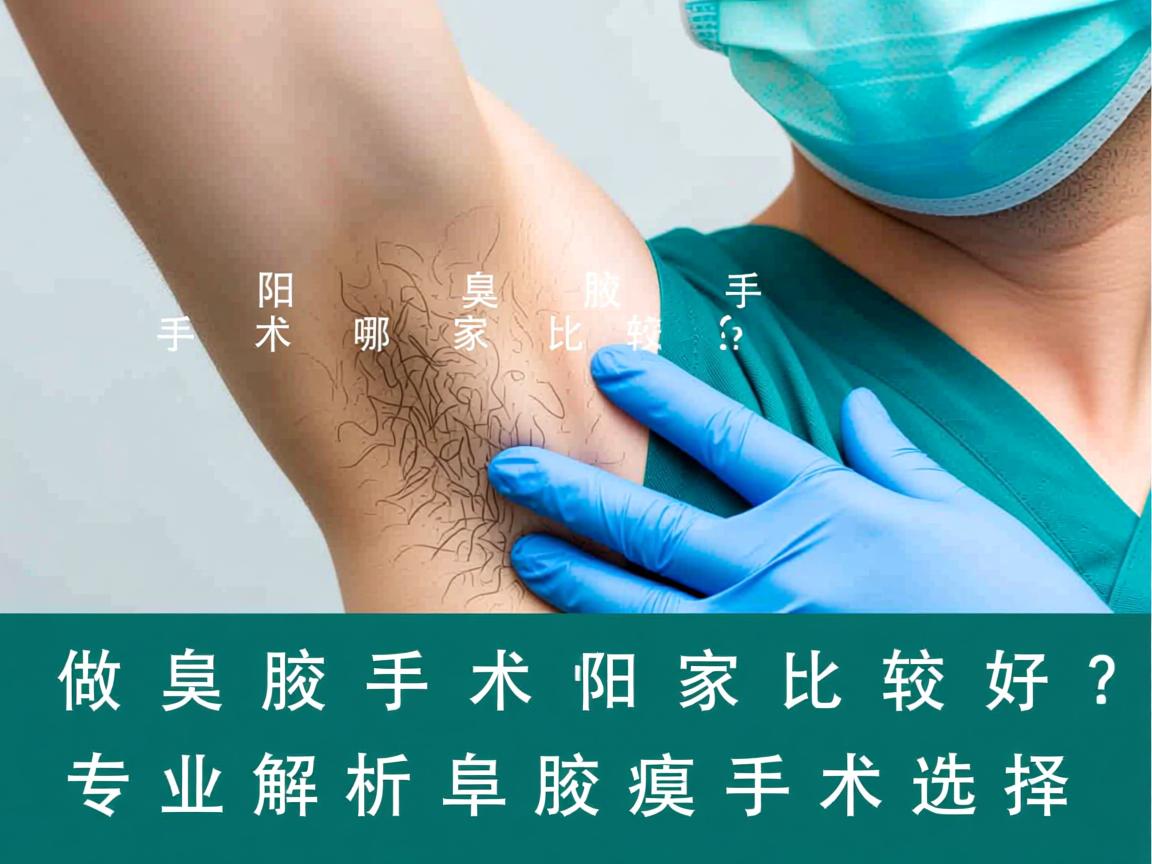 阜阳做腋臭手术哪家比较好？专业解析阜阳腋臭手术选择