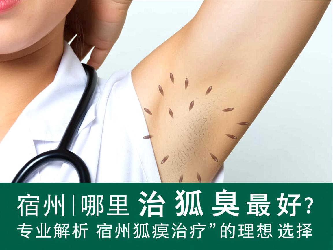 宿州哪里治狐臭最好？专业解析宿州狐臭治疗的理想选择