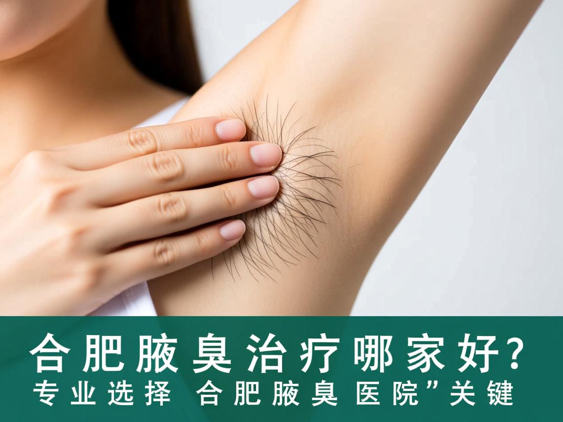 合肥腋臭治疗哪家好？专业选择合肥腋臭医院的关键