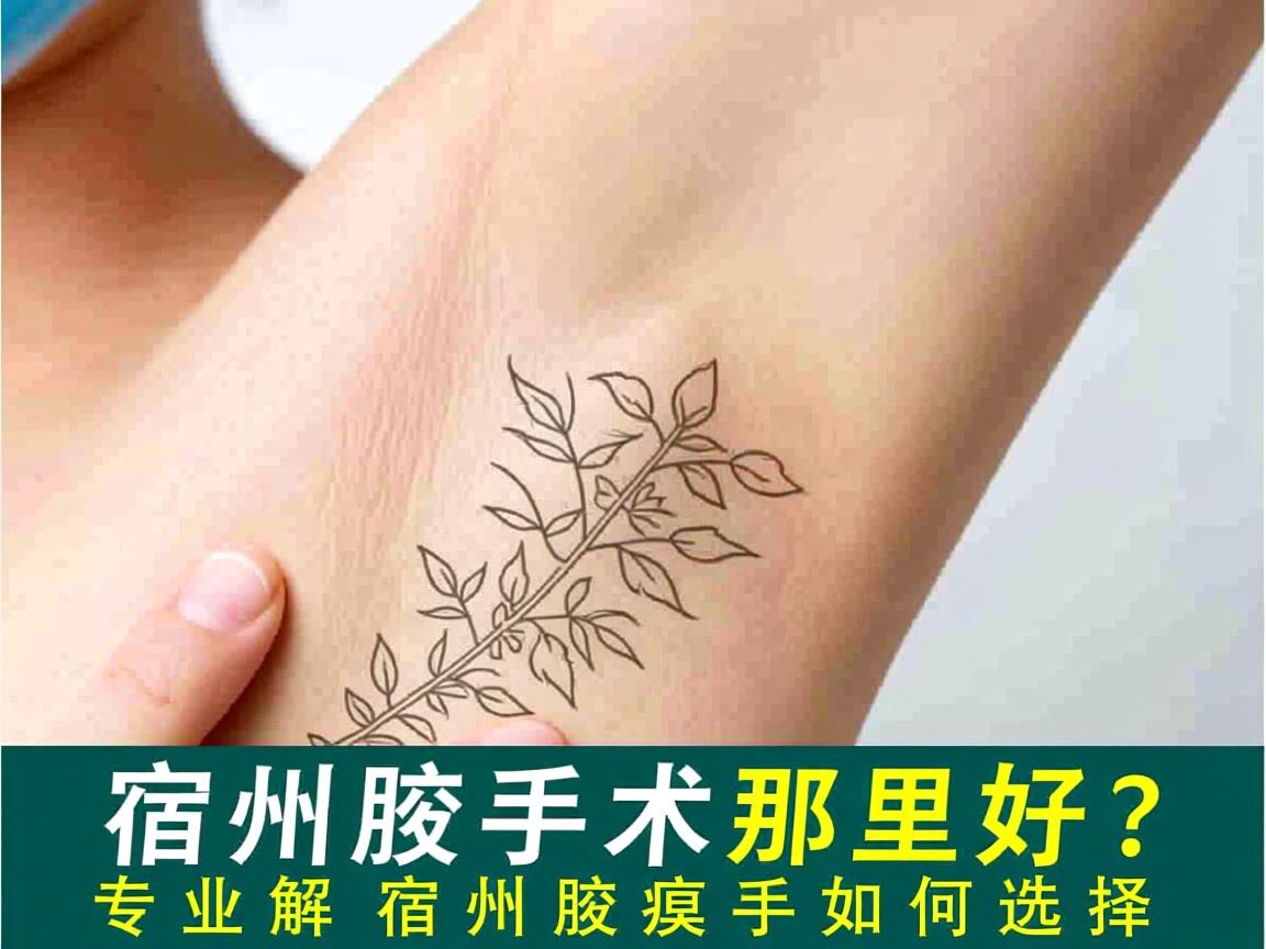宿州腋臭手术那里好？专业解析宿州腋臭手术如何选择