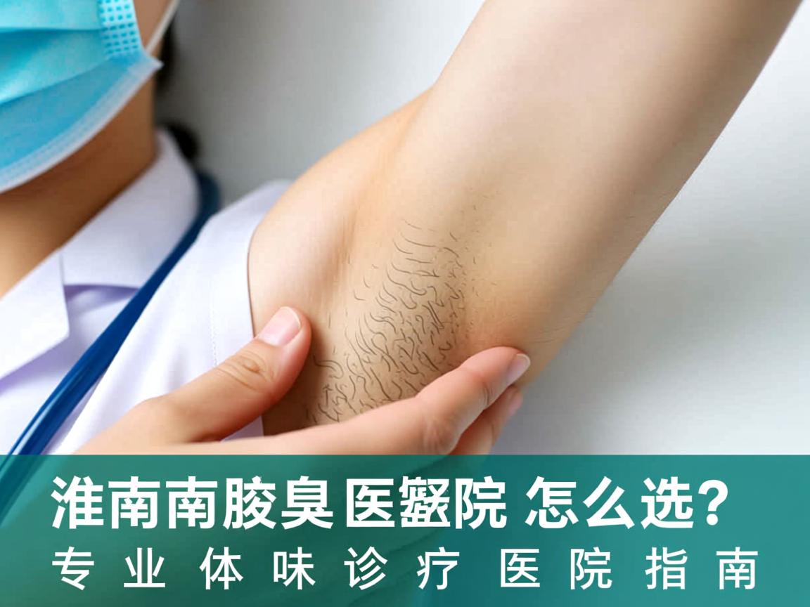 淮南腋臭医院怎么选？专业体味诊疗医院指南