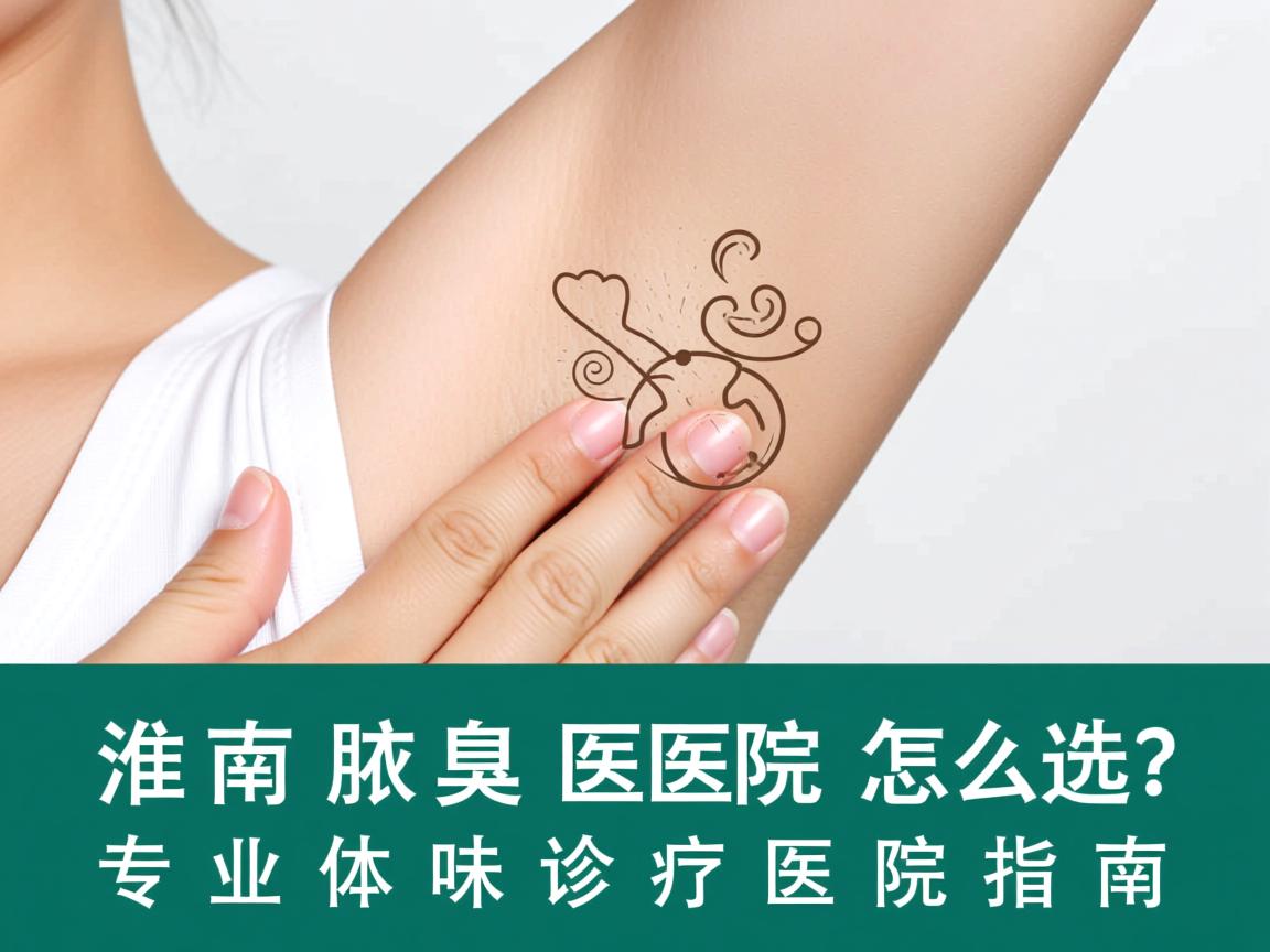 淮南腋臭医院怎么选？专业体味诊疗医院指南