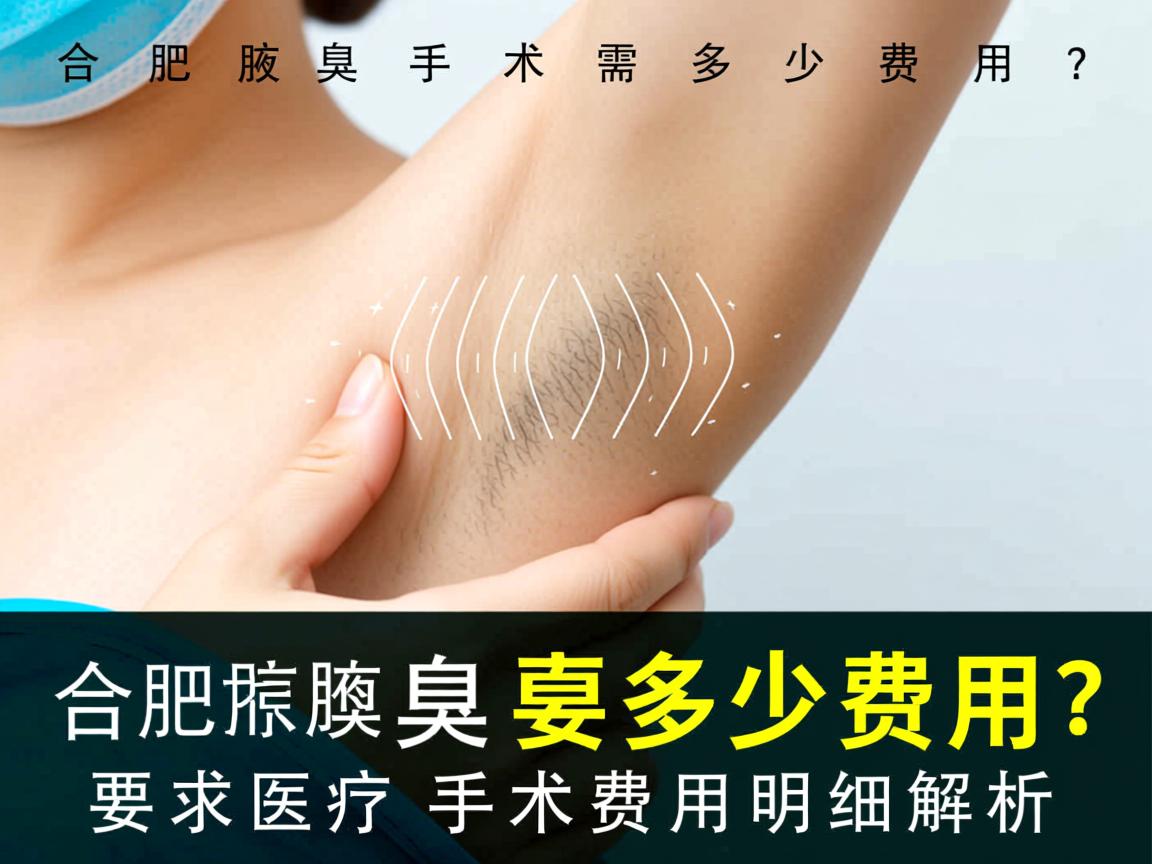 合肥腋臭手术需要多少费用?合肥腋臭手术费用明细解析 合肥腋臭手术需要多少费用?合肥腋臭手术费用明细解析