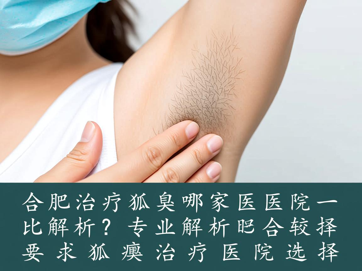 合肥治疗狐臭哪家医院比较好？专业解析合肥狐臭治疗医院选择