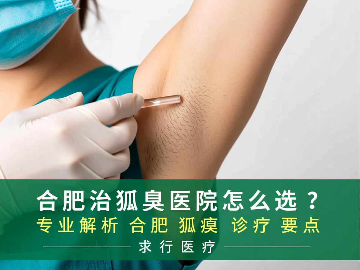 合肥治狐臭医院怎么选？专业解析合肥狐臭诊疗要点